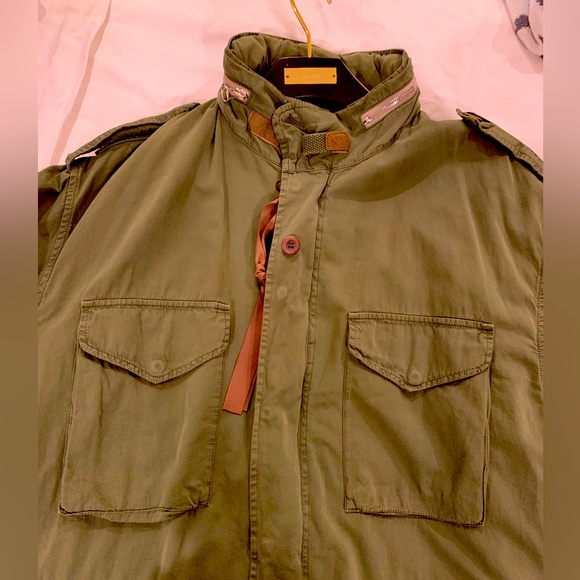424 on Fairfax x Alpha Industries Field Jacket in Army Khaki Size:L - Picture 10 of 11